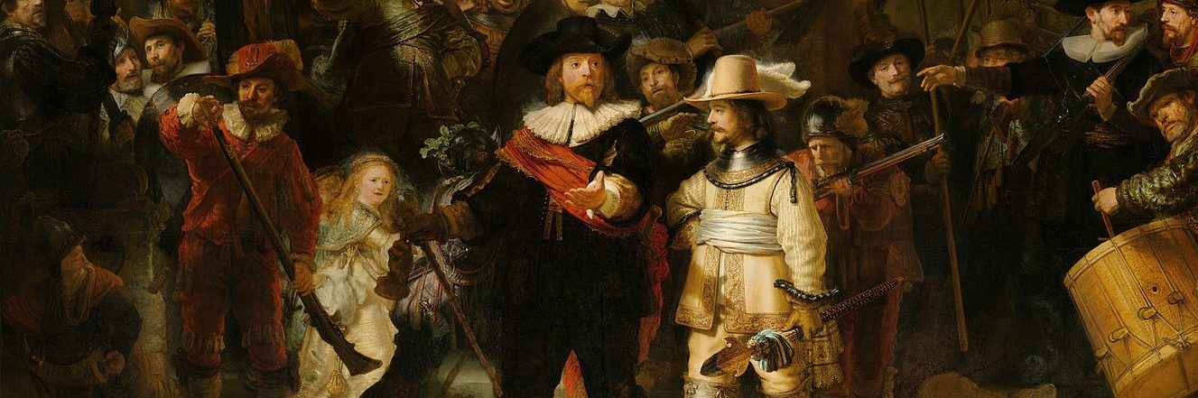 La ronda de noche es un relato escrito por Miguel Rodríguez Echeandía sobre el ataque que sufrió el cuadro de Rembrandt en el Rijksmuseum de Amsterdam en 1975